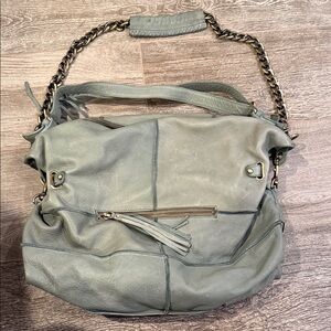 Stylish Green CNP Leather Women's Bag